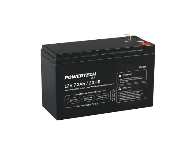 Powertech 12V 7.2Ah SLA Battery - NBN/ALARM/UFB SB2486