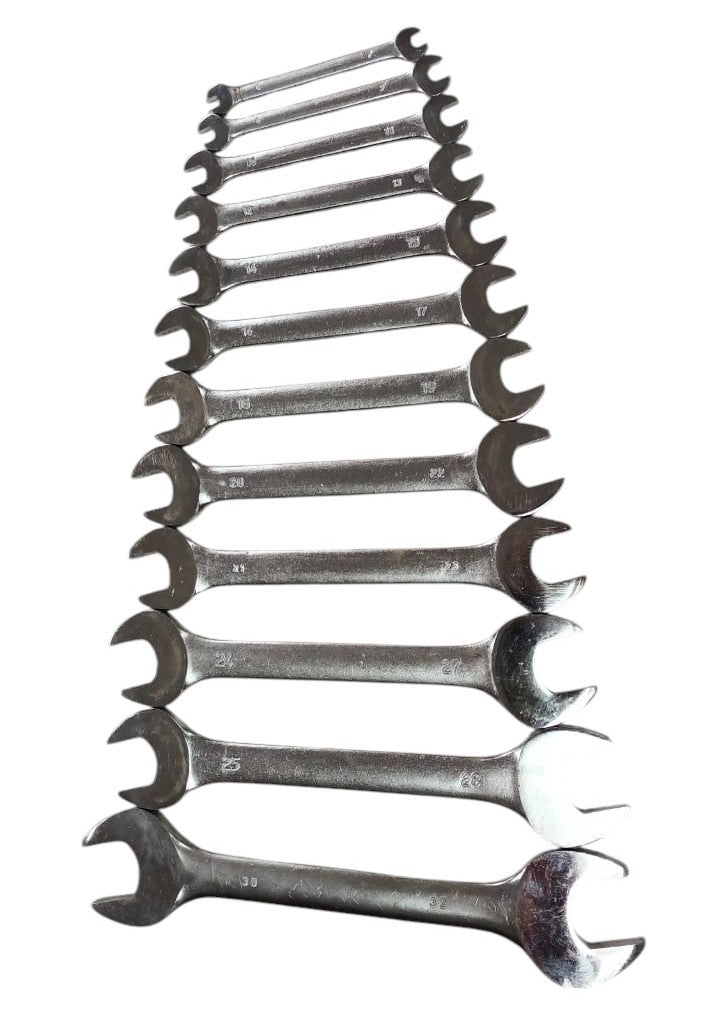 12pcs Open End Heavy Duty Spanner Set 6 - 32mm