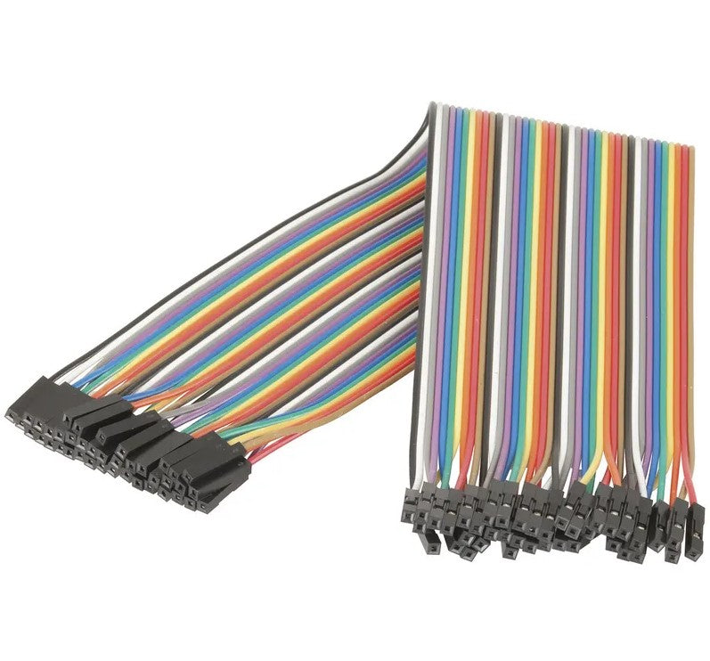 150mm Socket to Socket Jumper Leads - 40 Piece WC6026