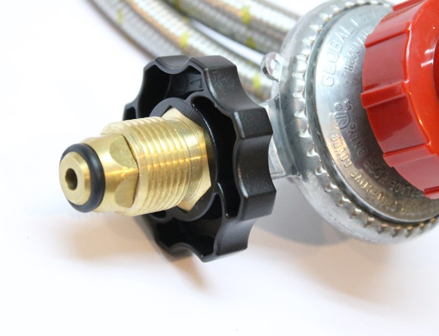 High Pressure Stainless Steel GAS Adjustable Regulator With Hose 10PSI 69kPa 1.8M