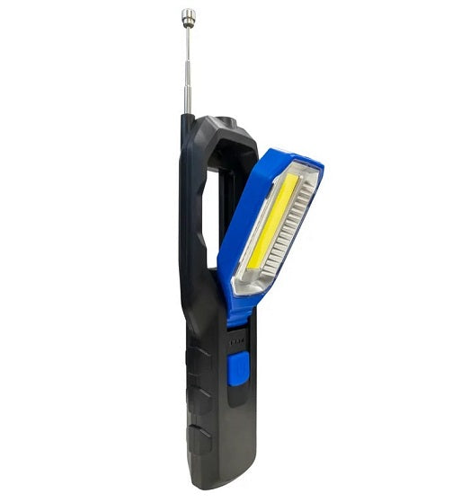 Powertech 240 Lumen Rechargeable and Adjustable COB Worklight with Magnet, Hook and USB Output ST3494