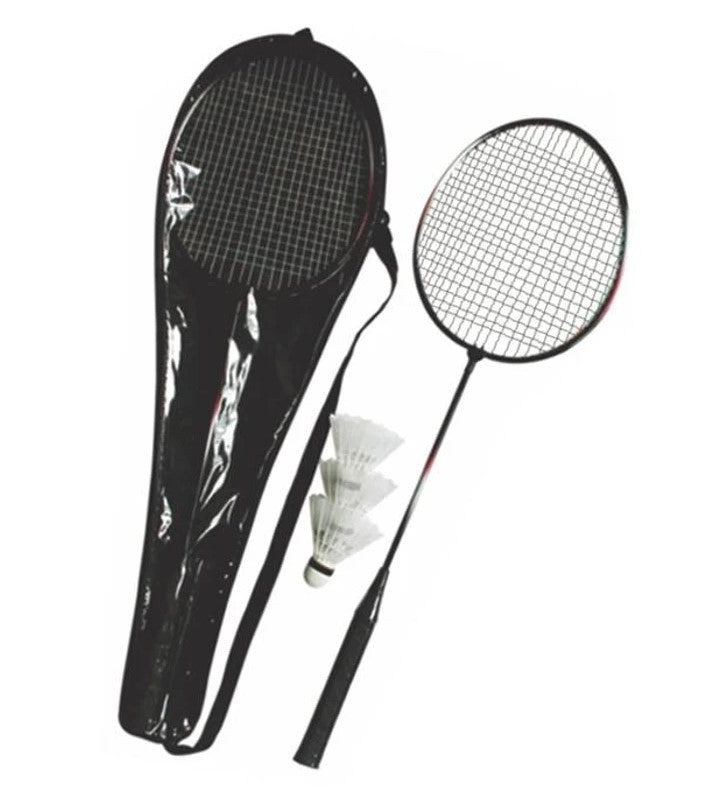 2 Player Metal Badminton Set with Shuttlecocks