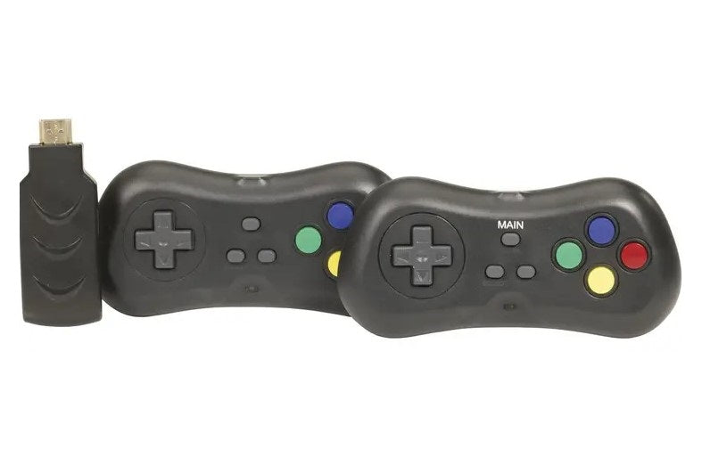2 Controller Wireless Retro Arcade Game Console with 638 Games GT4282