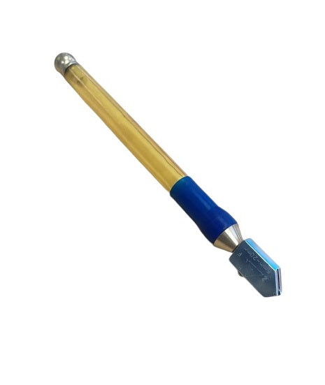 2pk Pencil Style Oil Feed Plastic Handle Glass Cutting Tool 175mm