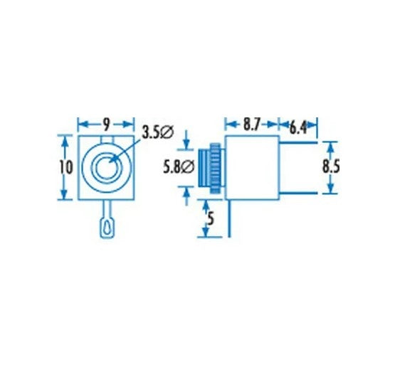 3.5mm Stereo Chassis Socket PS0132