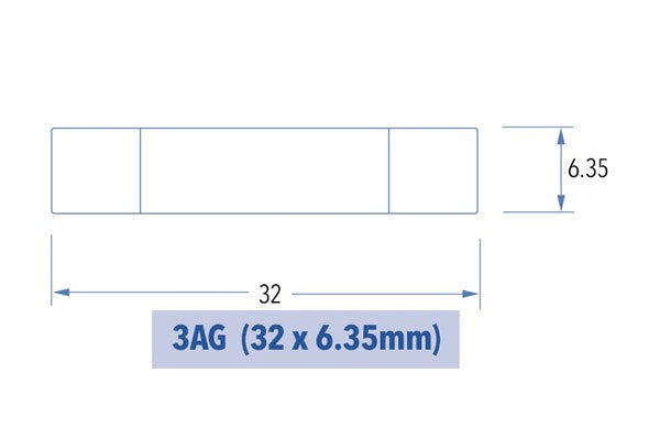 3AG Quick Blow Fuse (1 PACK)