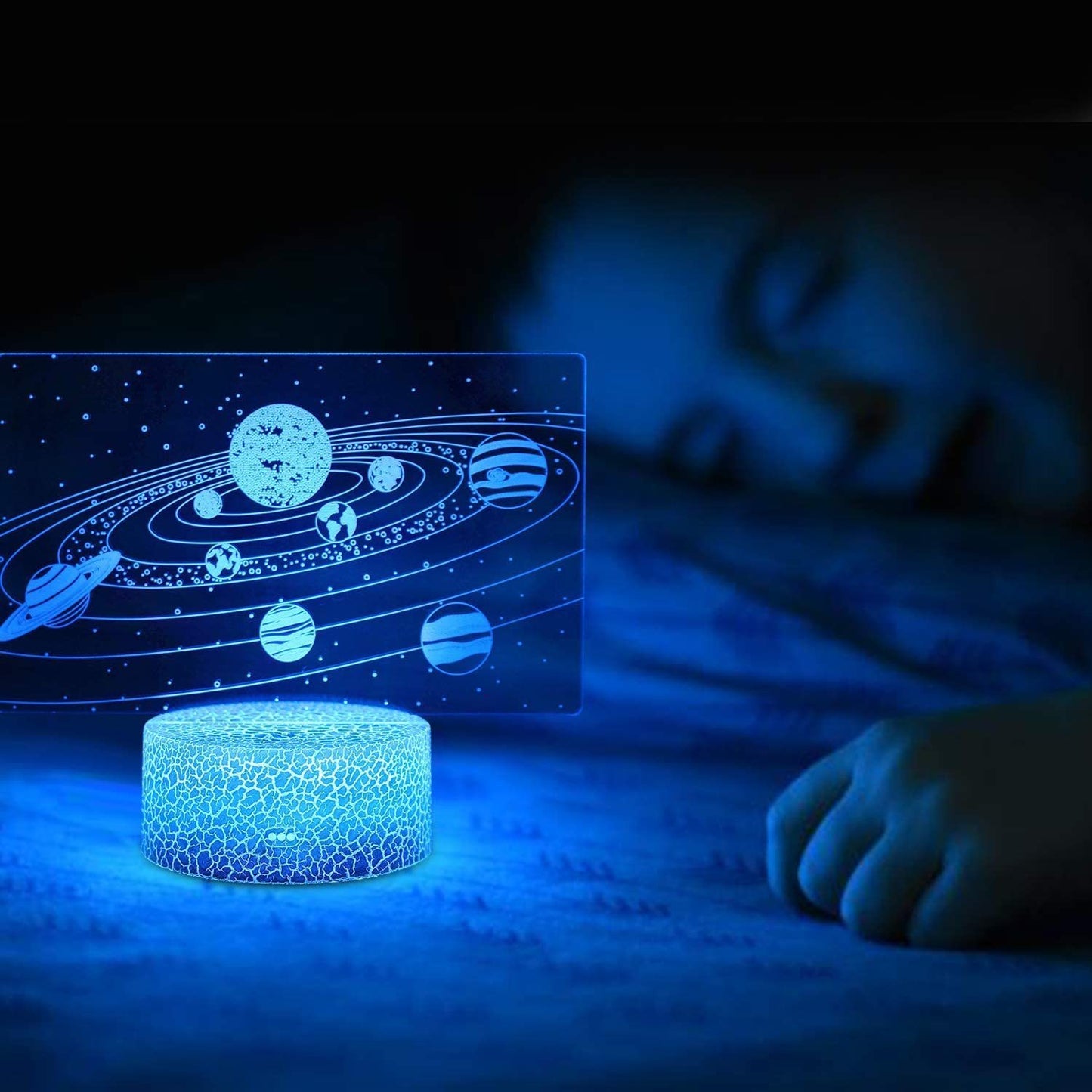3D Optical Illusion Lamp - Solar System