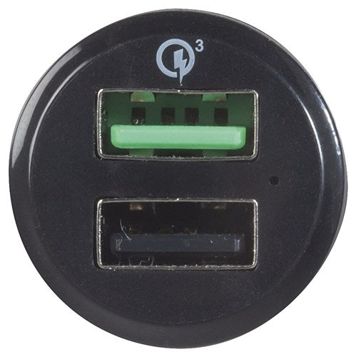 Powertech 5.4A Dual USB Car Charger with Qualcomm® Quick Charge™ 3.0 MP3682