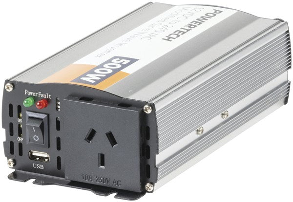 Powertech 500W (1500W) 12VDC to 240VAC Modified Sinewave Inverter MI5304