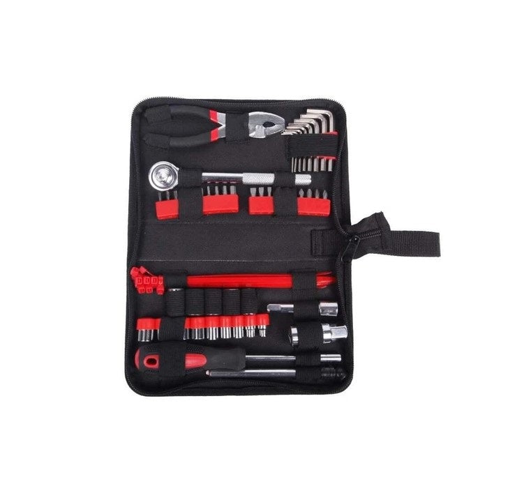 58 Piece Portable Automotive Mechanic Tool Kit