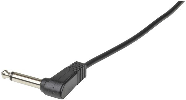 6.5mm Mono Plug to 6.5mm Mono R/A Plug Audio Cable WA7024