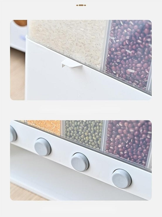 6 Grid Grain Storage Dispenser (10Kg) PICK UP ONLY