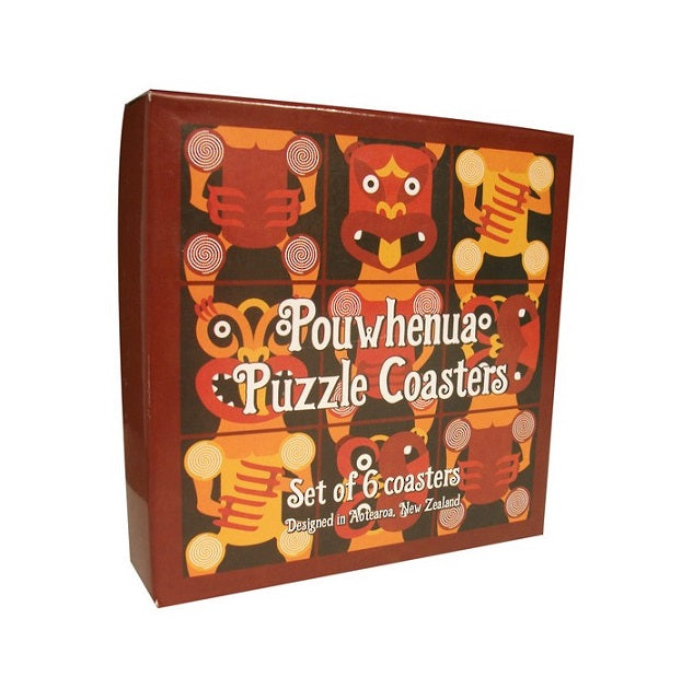 6 x Coasters with Pouwhenua design