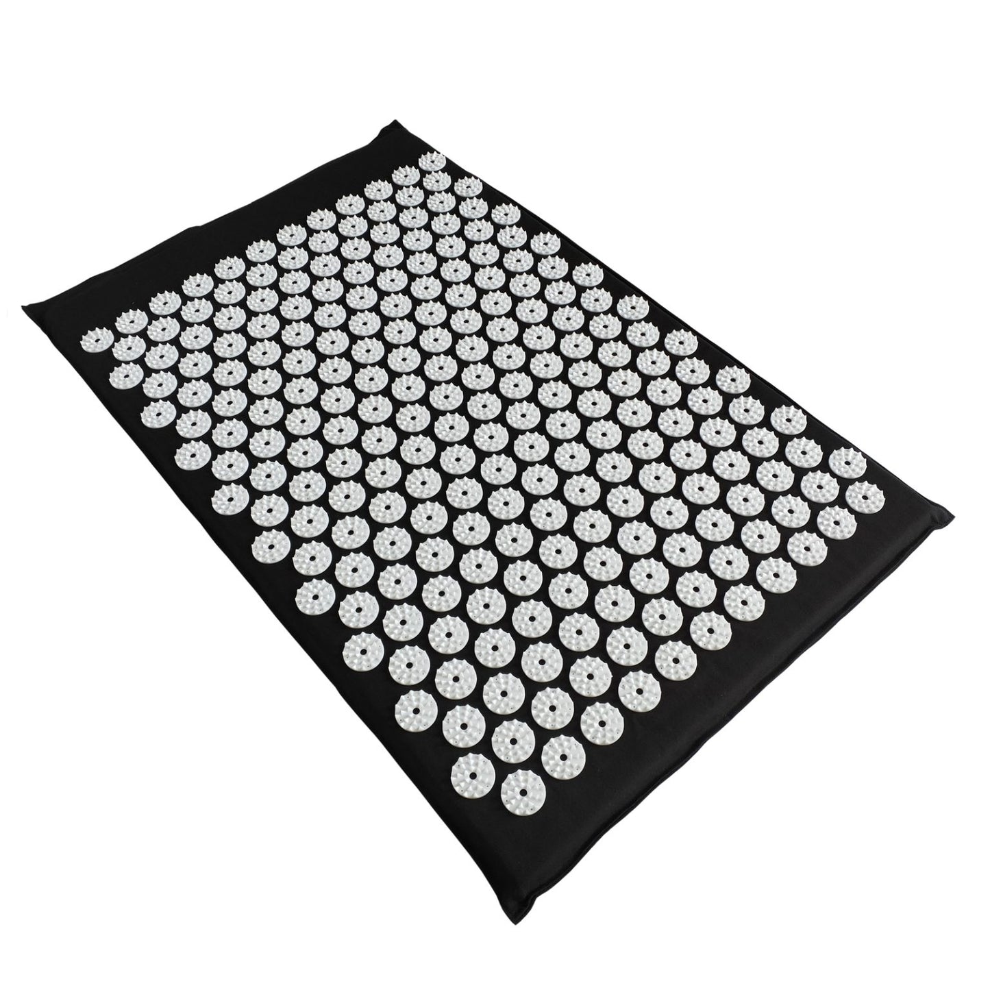 Acupressure Mat and Pillow Set Black