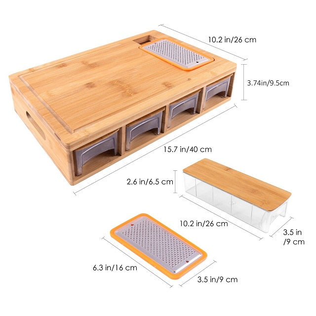 Bamboo Cutting Board Set