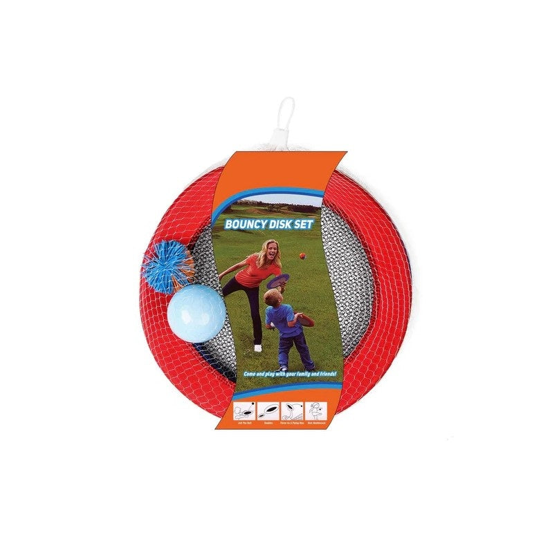 Bouncy Disk Set with Toss Bouncy Balls (Jumping Ball)