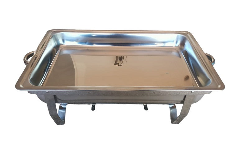 CHAFING DISH FOOD WARMER STAINLESS STEEL HEAVY GUAGE 9.5L SINGLE OR DOUBLE