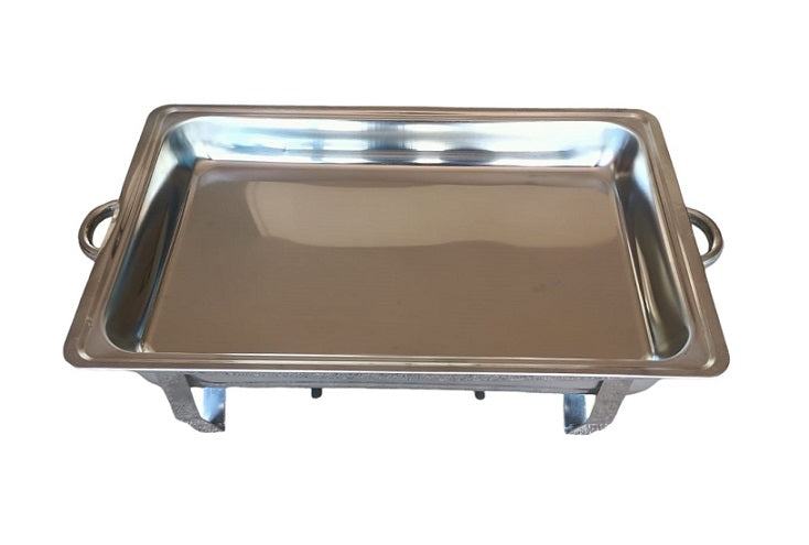CHAFING DISH FOOD WARMER STAINLESS STEEL HEAVY GUAGE 9.5L SINGLE OR DOUBLE