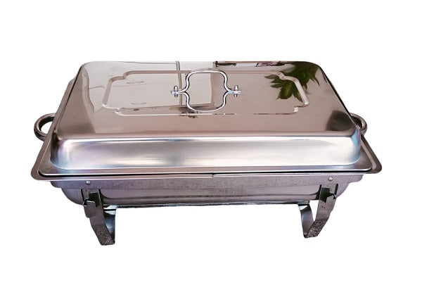 CHAFING DISH FOOD WARMER STAINLESS STEEL HEAVY GUAGE 9.5L SINGLE OR DOUBLE