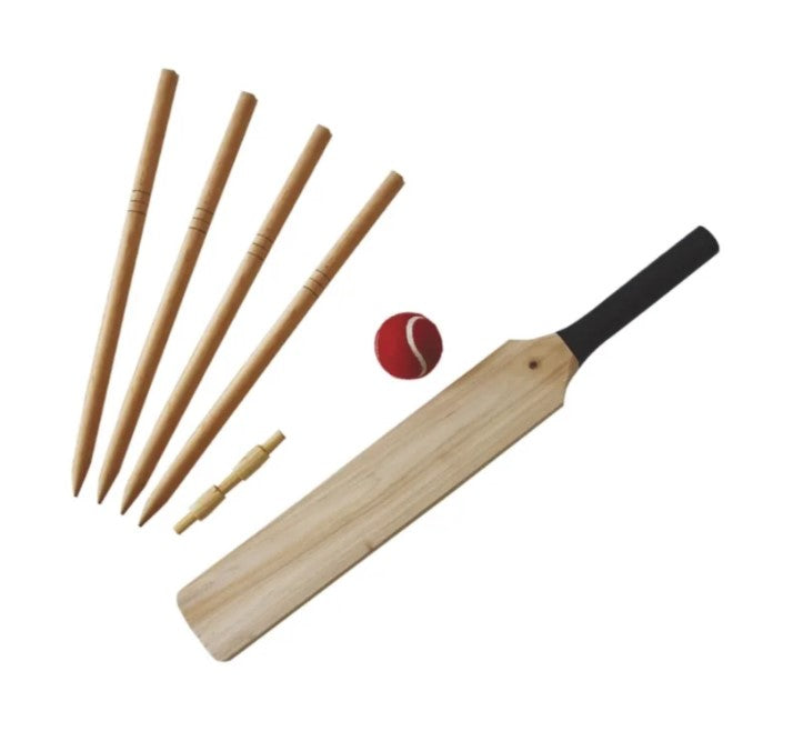 Child Sized Wooden Cricket Set