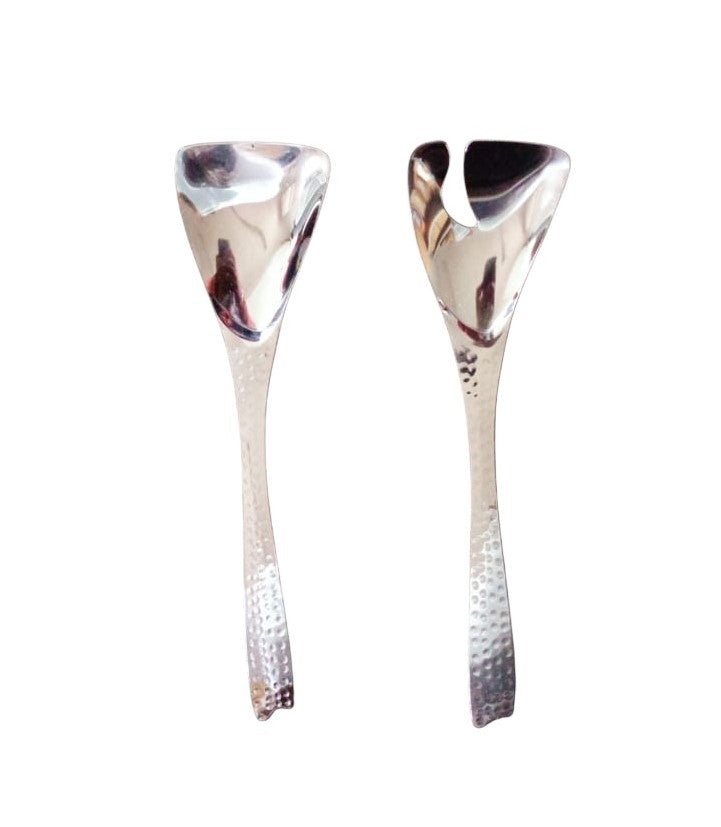 Culinary Co 3pcs Stainless Steel Hammered Salad Bowl Set