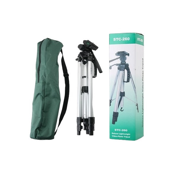 STC-260 DELUXE LIGHTWEIGHT VIDEO-PHOTO TRIPOD