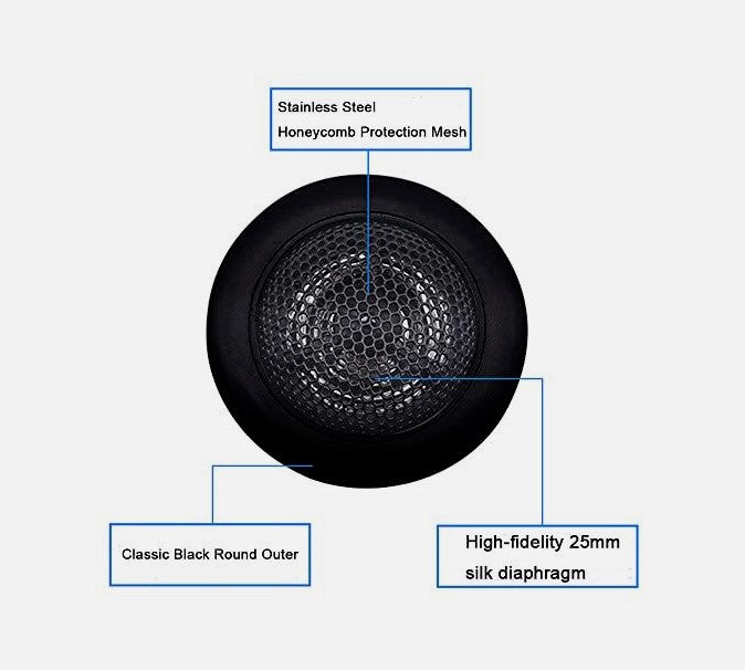MA Audio 1” 120w Titanium Dome Tweeter (MA260)
