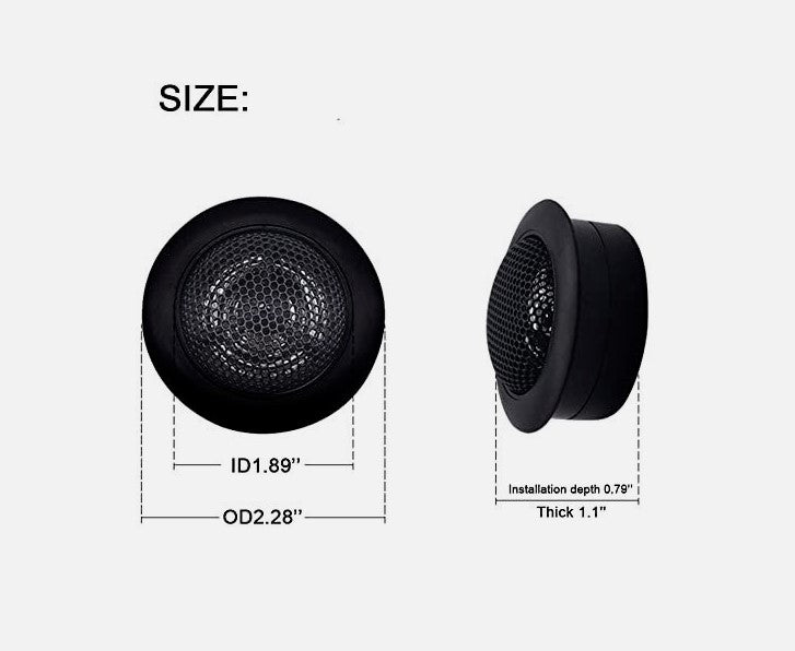 MA Audio 1” 120w Titanium Dome Tweeter (MA260)