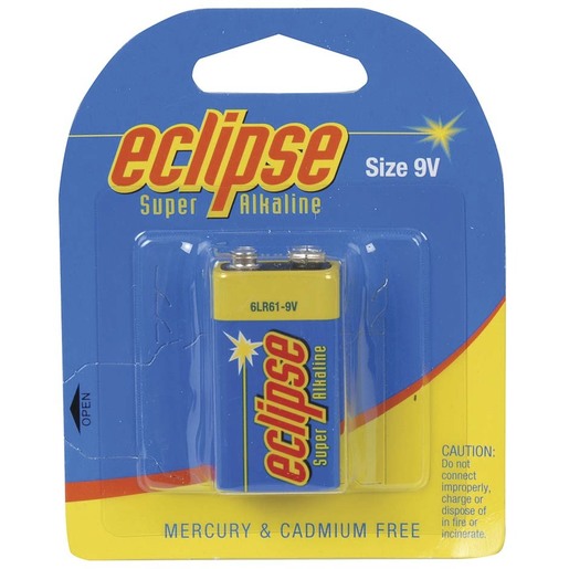 Eclipse 9V Alkaline Battery SB2423
