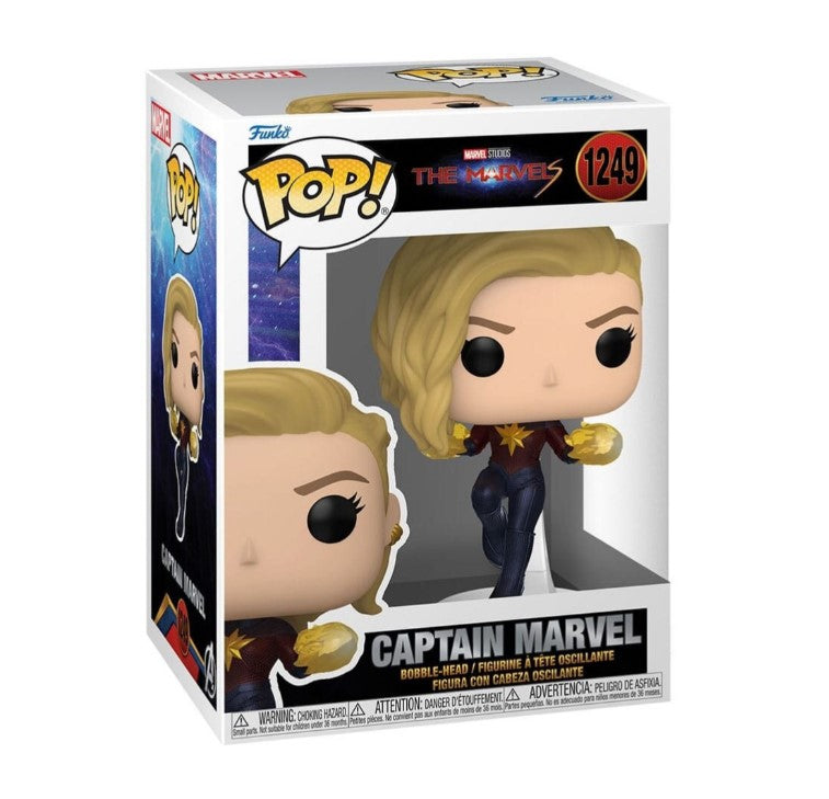 Funko - Pop! Vinyl Figure Captain Marvel with Fire Hands - 1249