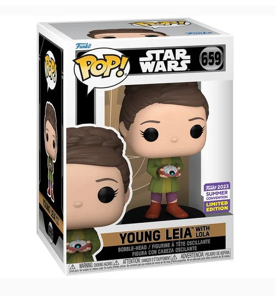Funko - Pop! Vinyl Figure Young Leia with Lola