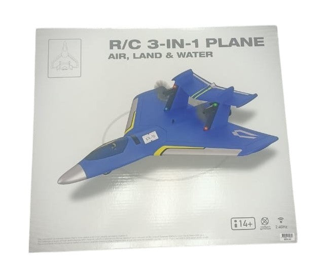 GT4141 R/C 3-In-1 Plane (BLUE)