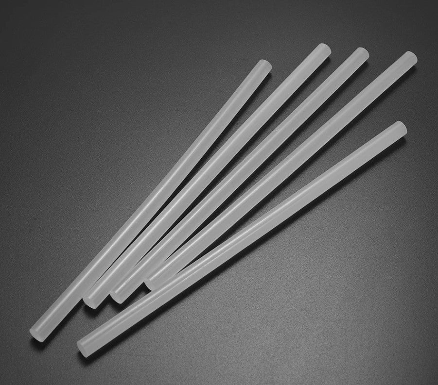 BULK BUY 24pk x 12Pcs 7mm X 8.5cm Transparent Hot Melt Glue Sticks