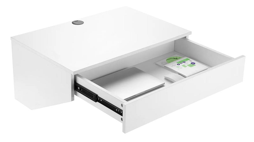 Gorilla Office: Wall Mounted Desk - White