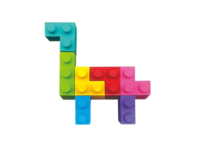 Haku Yoka: Block Crayons - Brachiosaurus