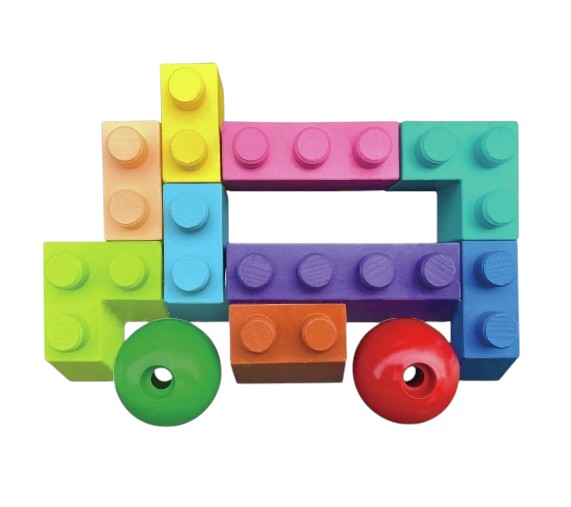 Haku Yoka: Block Crayons - School Bus