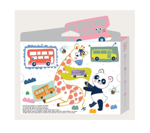 Haku Yoka: Block Crayons - School Bus