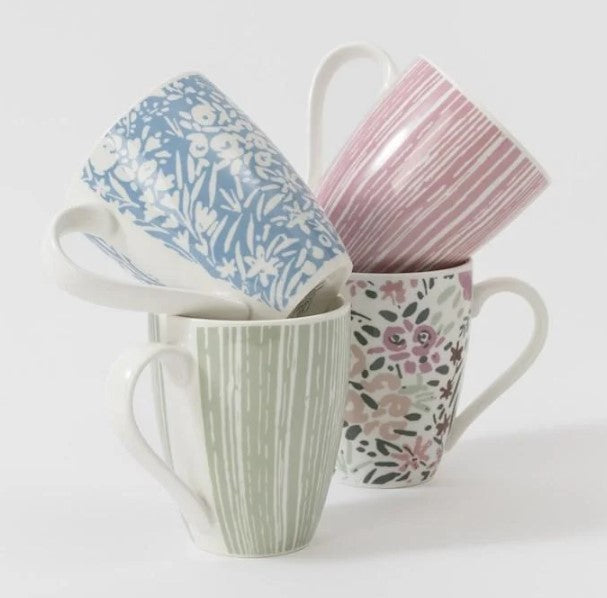 Hampton & Mason Somerset 300ml Coffee Mug 4pk