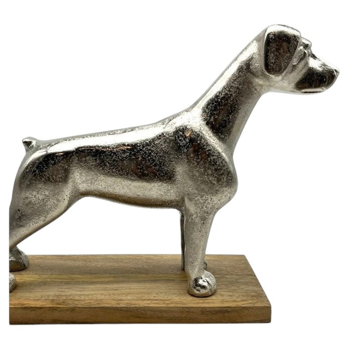 Metal Cast Aluminum Table Decor Dog Figurine - MADE IN INDIA