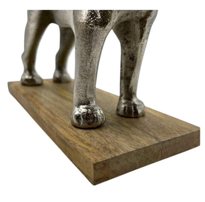 Metal Cast Aluminum Table Decor Dog Figurine - MADE IN INDIA
