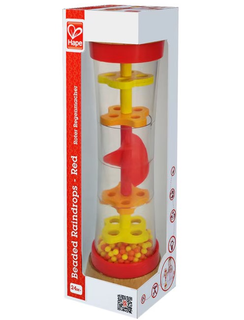 Hape: Beaded Raindrops - Red
