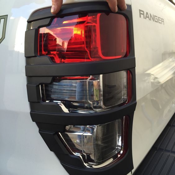 Headlight & Tail Light Cover + Handle Cover For Ford Ranger 2012-2015