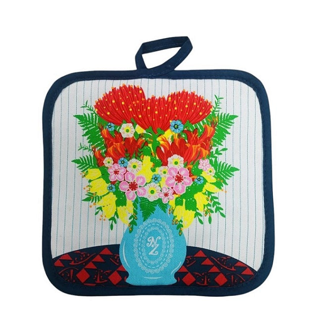 Hensen & Berry New Zealand Native Flowers Pot Holder