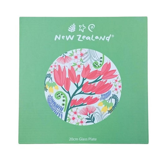 3pk Home Decor New Zealand Glass Plate - Individually In Gift Pack
