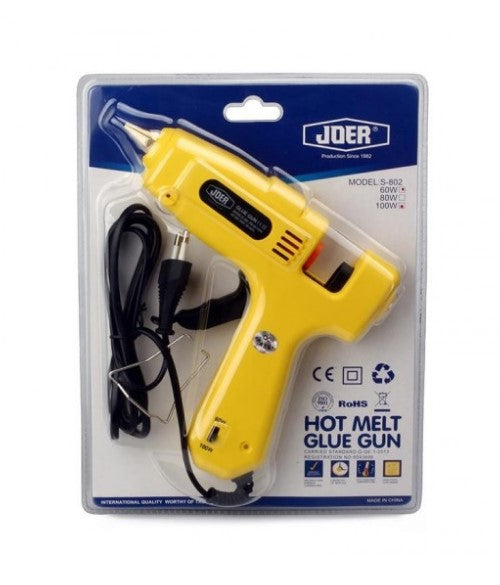 JOER ADJUSTABLE DUAL POWER ELECTRIC HOT MELT GLUE GUN 60W/100W (Heavy Duty)