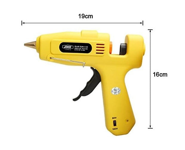 JOER ADJUSTABLE DUAL POWER ELECTRIC HOT MELT GLUE GUN 60W/100W (Heavy Duty)