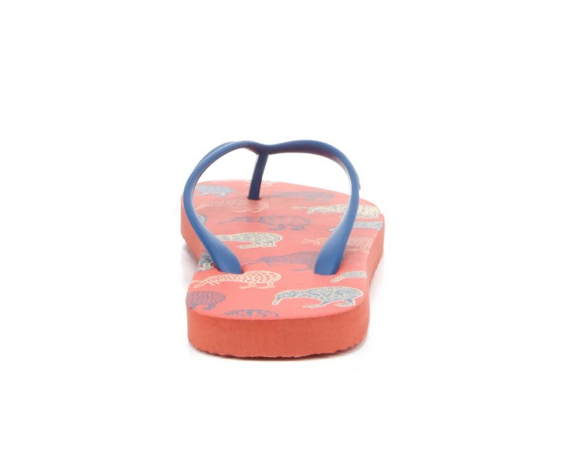 Kiwi Sketch Jandals (TANGERINE)