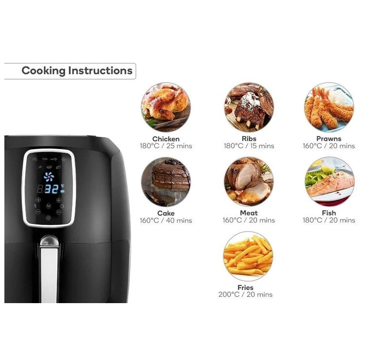 Kogan: 6.2L Digital Low Fat 1800W Air Fryer