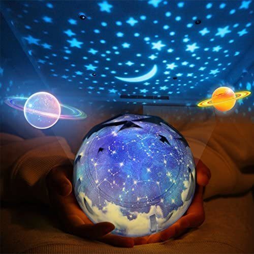 LED Starry Galaxy Planetary Projection Kids Night Light