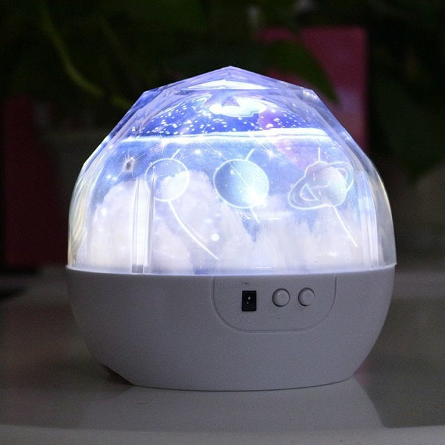 LED Starry Galaxy Planetary Projection Kids Night Light